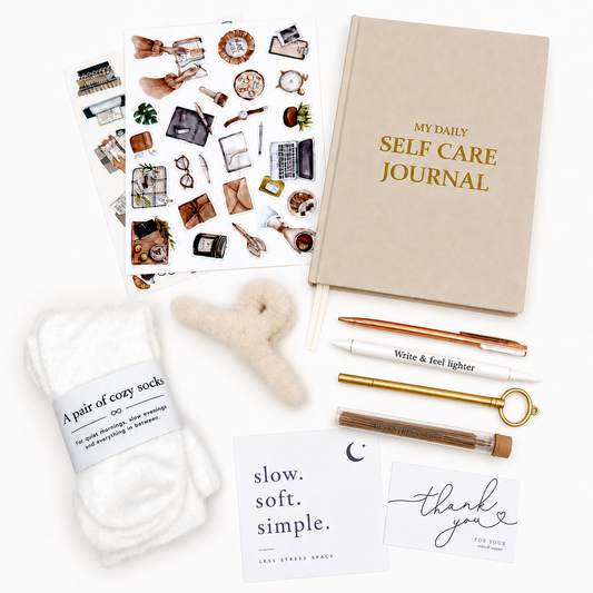 Self-Care Journal Gift Set for Calm & Reflection
