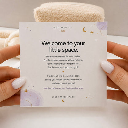 Body Reset Kit | Self-Care Gift Box for Stress Relief & Relaxation