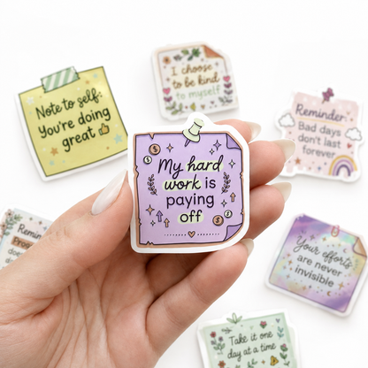 Words to Hold On To |  Motivational Sticker Collection