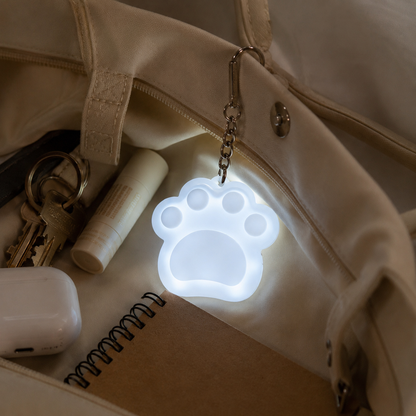Light-Up Paw Keychain