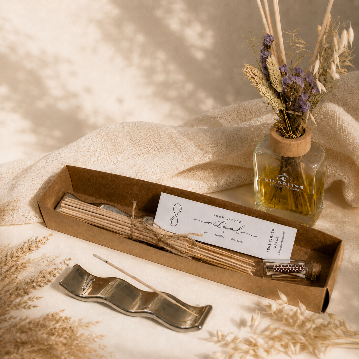 Incense Ritual Set for Comfort & Calm