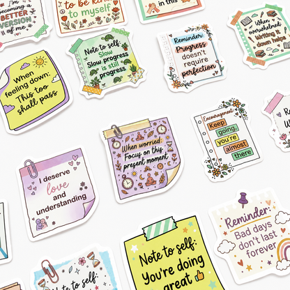 Words to Hold On To |  Motivational Sticker Collection
