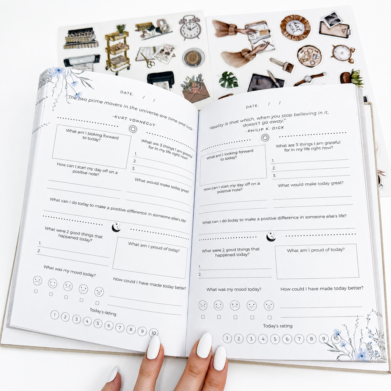 Self-Care Journal Gift Set for Calm & Reflection