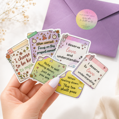Words to Hold On To |  Motivational Sticker Collection