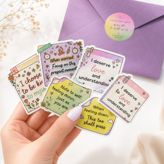 Words to Hold On To |  Motivational Sticker Collection