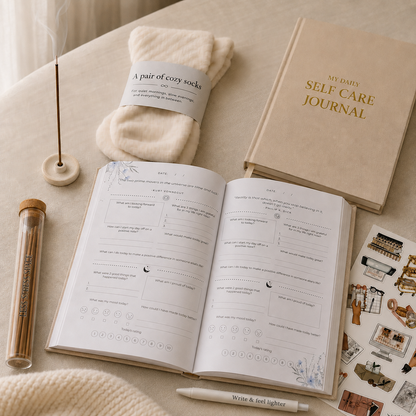 Self-Care Journal Gift Set for Calm & Reflection
