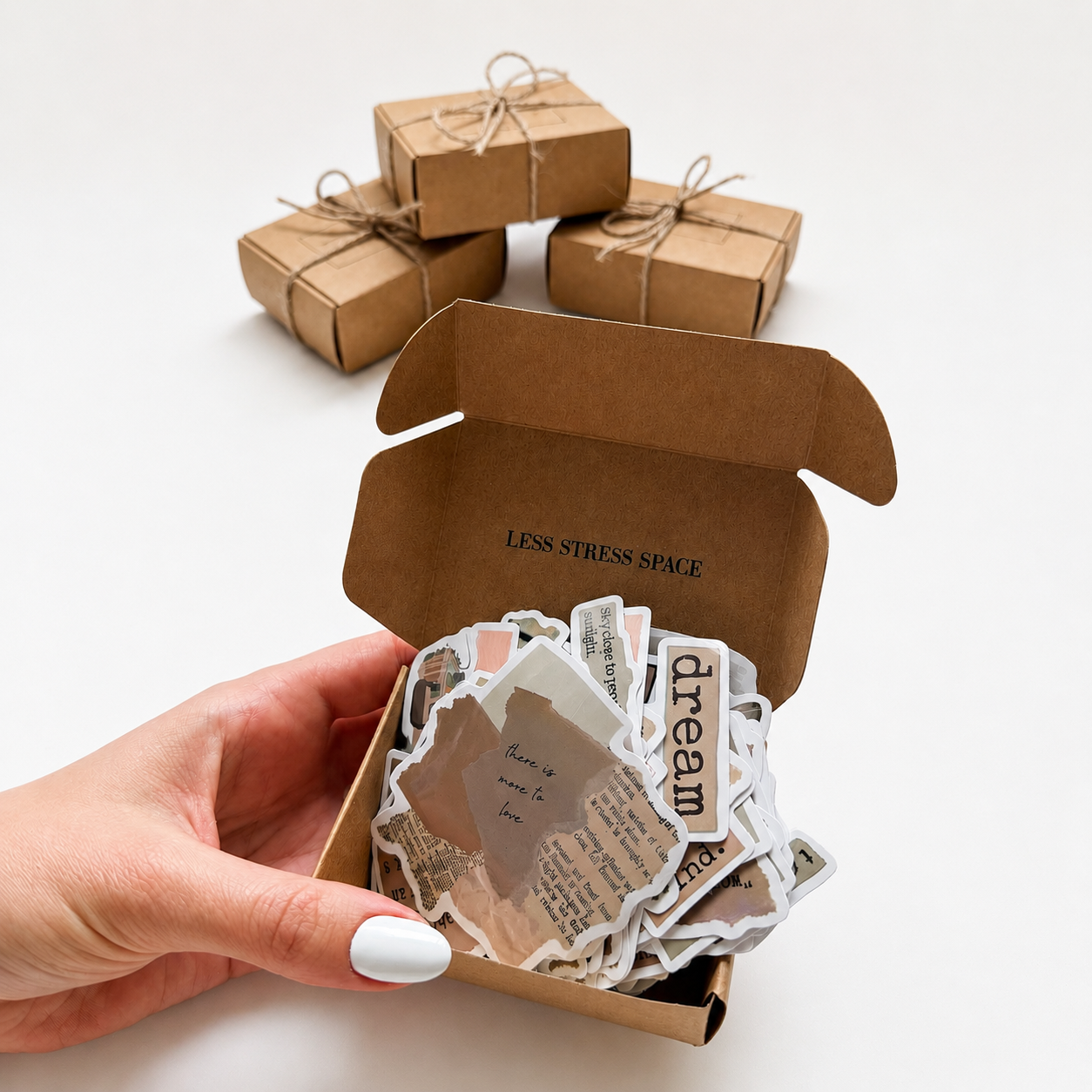 The Vintage Sticker Keepsake Box | 50-Piece Journaling Sticker Set