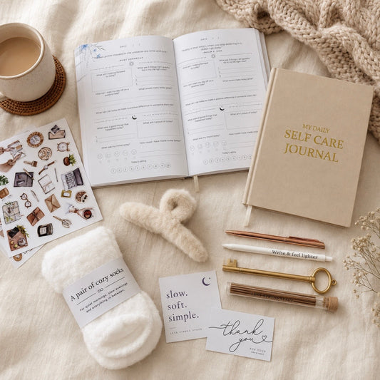 Self-Care Journal Gift Set for Calm & Reflection