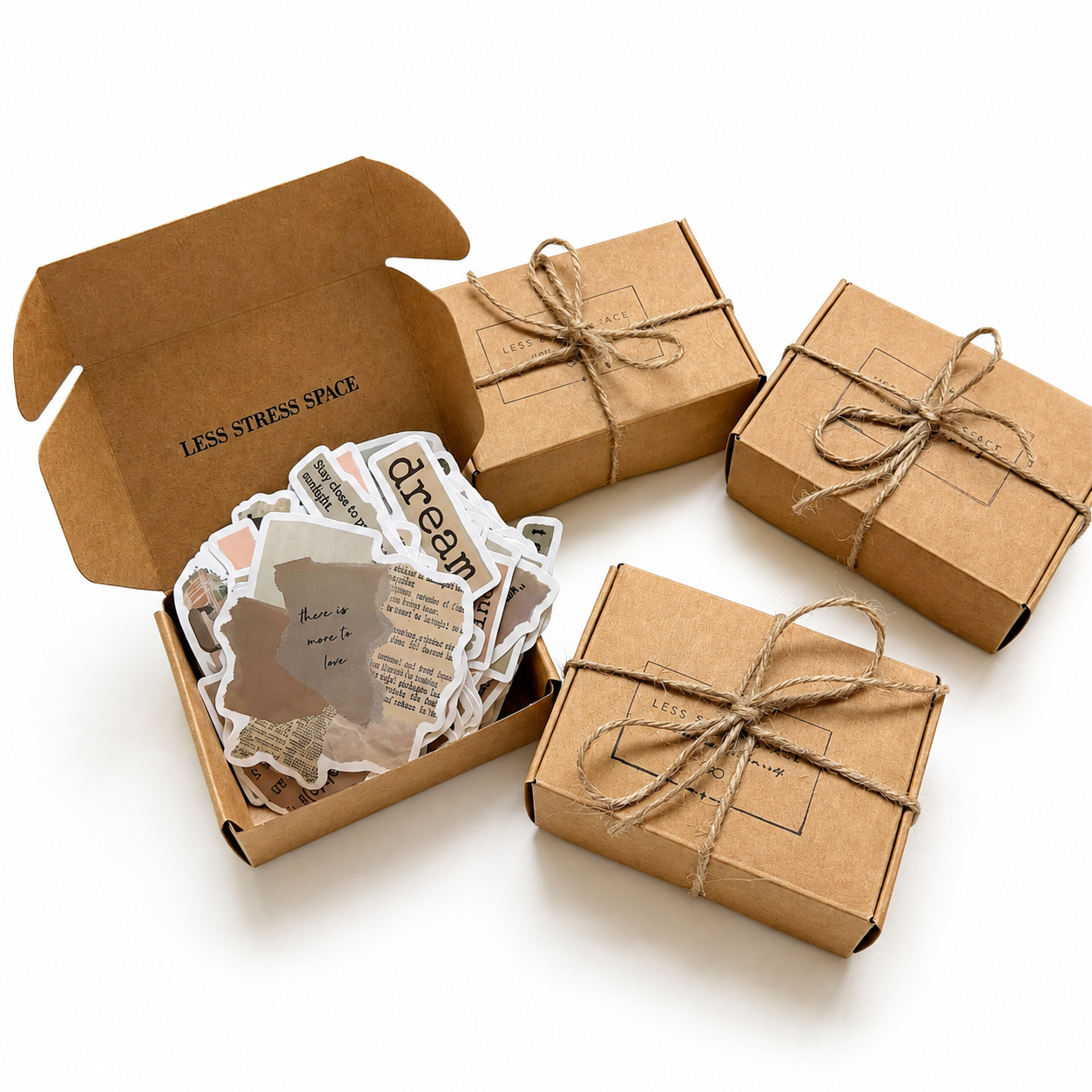 The Vintage Sticker Keepsake Box | 50-Piece Journaling Sticker Set