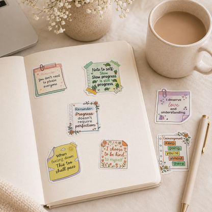 Words to Hold On To |  Motivational Sticker Collection